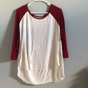 American Eagle soft & sexy baseball tee